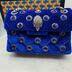 ***GIVEAWAY*** Kurt Geiger Mini Kensington Blue Velvet Bag